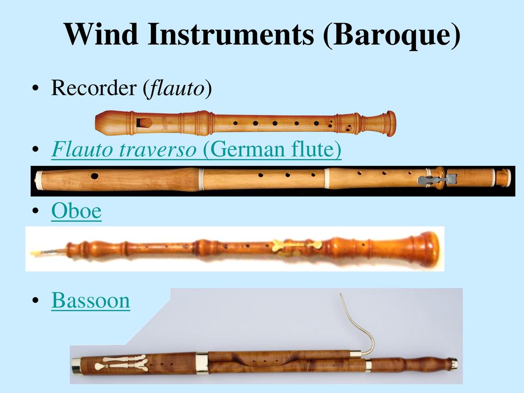 Baroque sale woodwind instruments